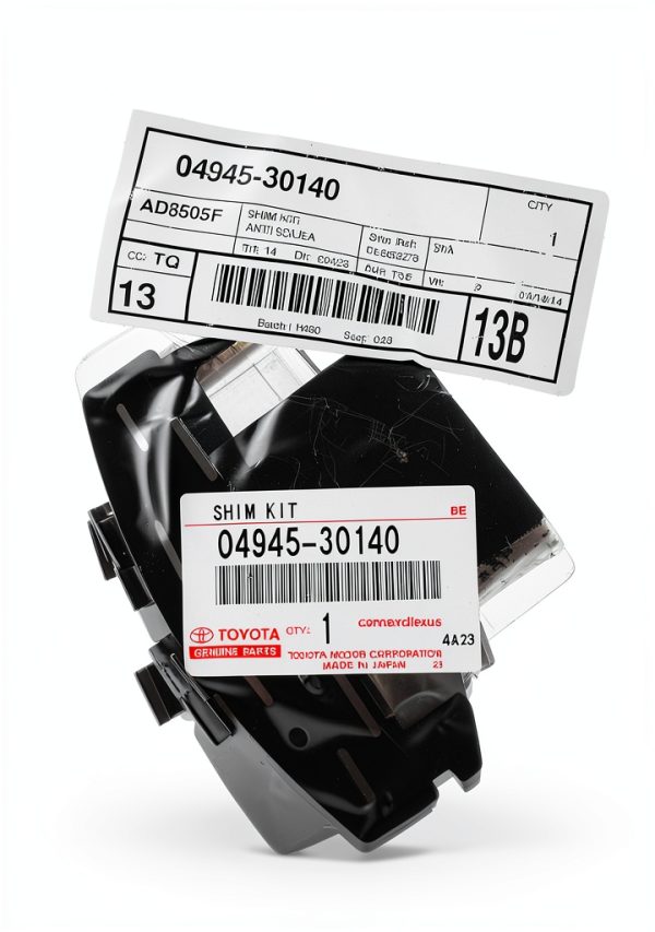 Lexus Brake Pad Shims Rear Replacement-0