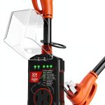 Vehiker 50Amp RV Surge Protector Waterproof Orange-0