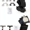 Ceramic Brake Pads AM Autoparts Front Rear Fit-0