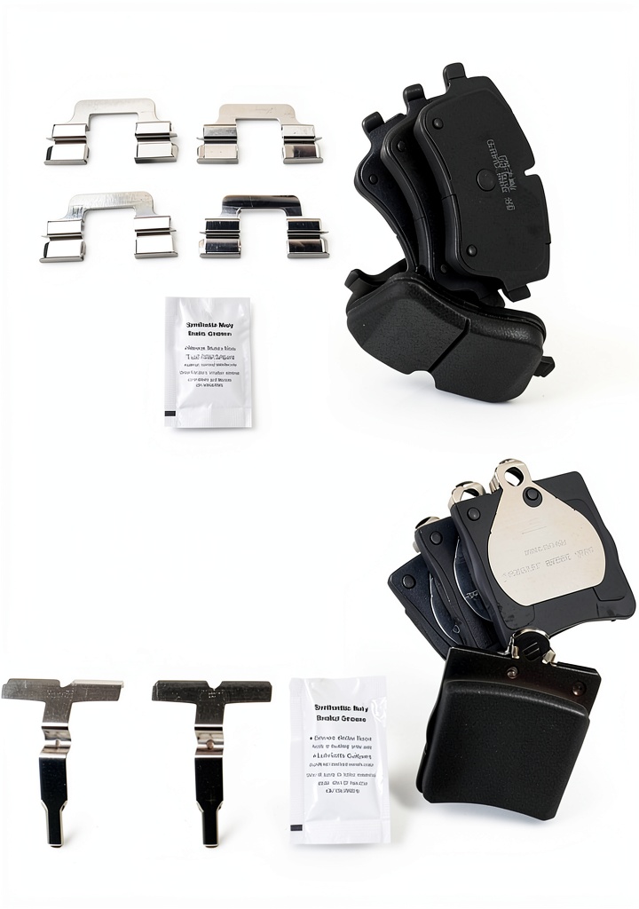 Installing AM Autoparts ceramic brake pads on a car's brake caliper