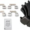 Ceramic Brake Pads AM Autoparts Front Rear Fit-2