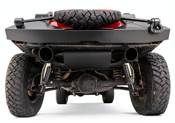 Rough Country Dual Outlet Exhaust for Jeep Wrangler JK-4