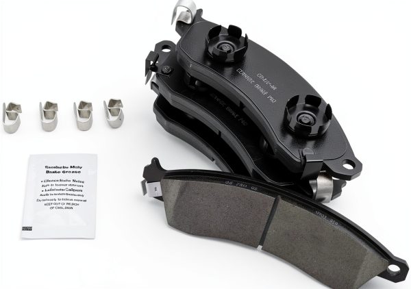 Ceramic Brake Pads AM Autoparts Front Rear Fit-6