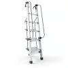 InnaMall 5‑Step Aluminum Ladder Adjustable Home-0