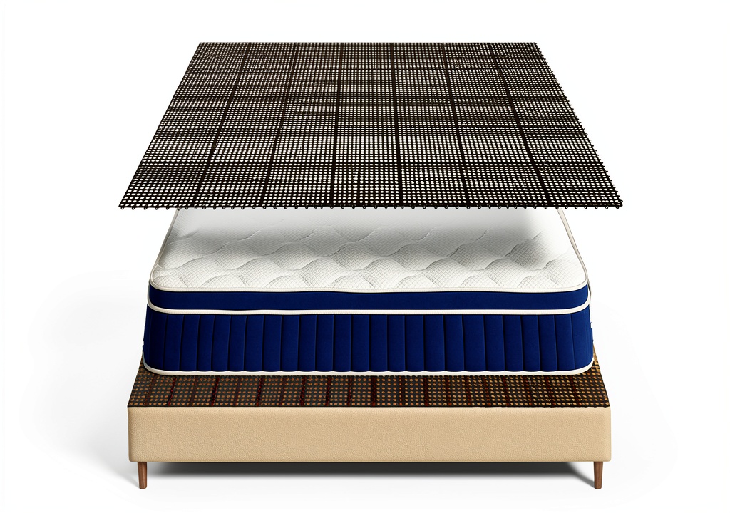 Venussar RV Bed Pad assembled on a queen RV mattress