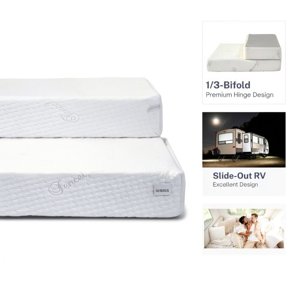 Foam Global RV Mattress FG00088 75x60x8 Inch Memory Foam Comfort-2