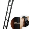 LVYIHAN Metal Bunk Ladder 66in Multi-Position Black Adjustable-5
