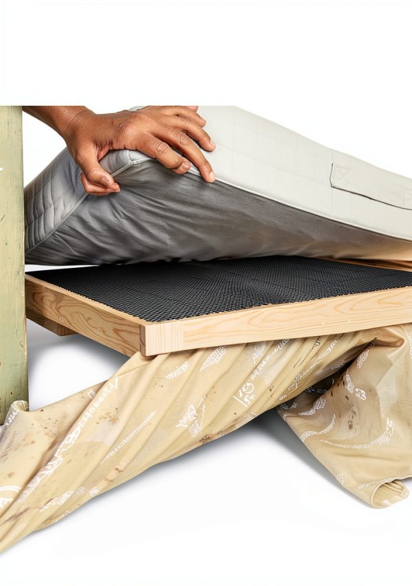 Venussar RV Bed Pad Plastic Queen Mattress-1
