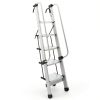 InnaMall 5‑Step Aluminum Ladder Adjustable Home-7
