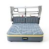 Elfreda 12 Inch Pillow Top Hybrid Mattress Grey Yellow Full Size-1