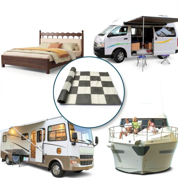 LILXIU Plastic Mattress Underlay 35‑Piece RV Bed Pad Waterproof TPE-6