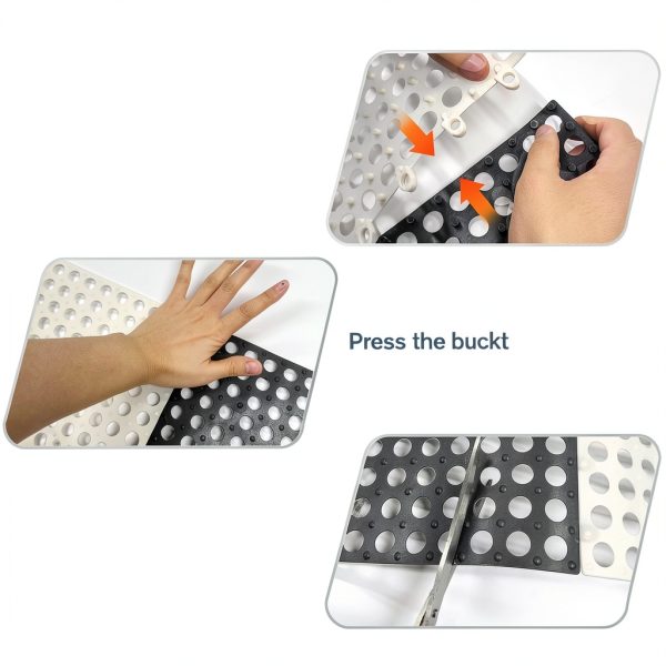 LILXIU Plastic Mattress Underlay 35‑Piece RV Bed Pad Waterproof TPE-5