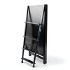 OUTPRIZE Steel RV Bunk Ladder 52in Black Portable 5‑Step Heavy Duty-4