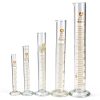 SKYPRO 5PCS Glass Measuring Cylinder Set 5ml 10ml 25ml 50ml 100ml-0
