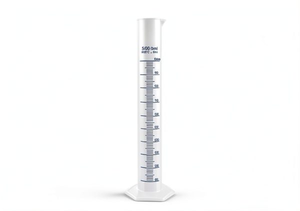 4 Packs 500ml Plastic Graduated Cylinder Akamino Blue Lab Set-1