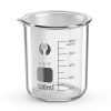 Feekoon 10‑Piece Glass Measuring Beaker Set Borosilicate Cylinders-1