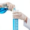4 Packs 500ml Plastic Graduated Cylinder Akamino Blue Lab Set-6