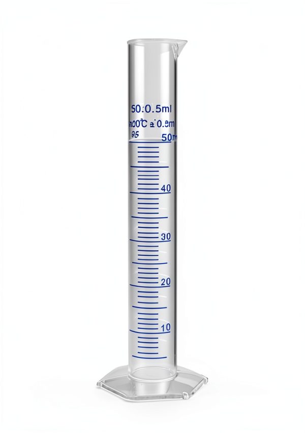Measuring Cylinder Antrader 3-Pack Transparent 50ml Plastic Cylinders-1
