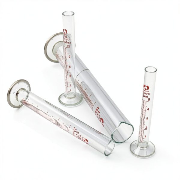 SKYPRO 5PCS Glass Measuring Cylinder Set 5ml 10ml 25ml 50ml 100ml-1