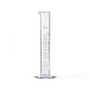 Measuring Cylinder Set, 4 Sizes Graduated Polypropylene Lab Test Tubes in 100 ml, 50 ml, 25 ml, 10 ml for Laboratory, & Science Experiments with 4 Plastic Droppers in 3 ml-3