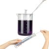 Plastic Graduated Cylinders by moveland 15 Piece Lab Kit with Beakers-5