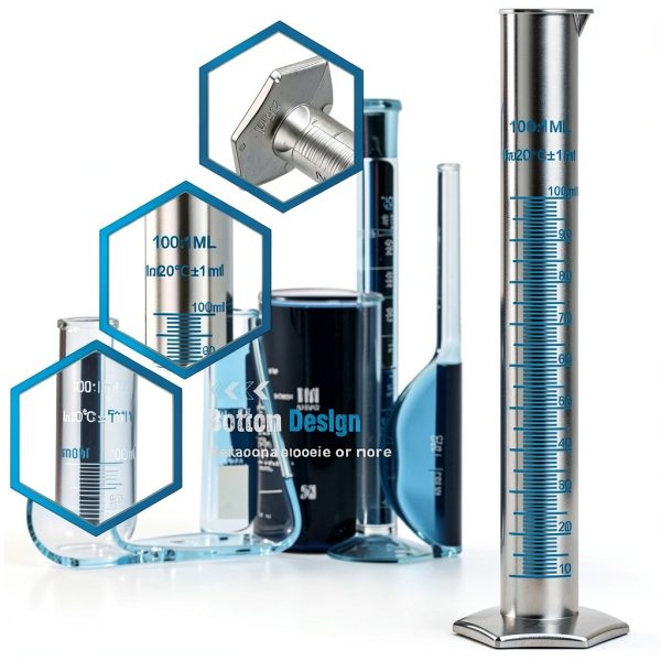 Plastic Graduated Cylinders by moveland 15 Piece Lab Kit with Beakers-2