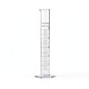 Measuring Cylinder Set, 4 Sizes Graduated Polypropylene Lab Test Tubes in 100 ml, 50 ml, 25 ml, 10 ml for Laboratory, & Science Experiments with 4 Plastic Droppers in 3 ml-2