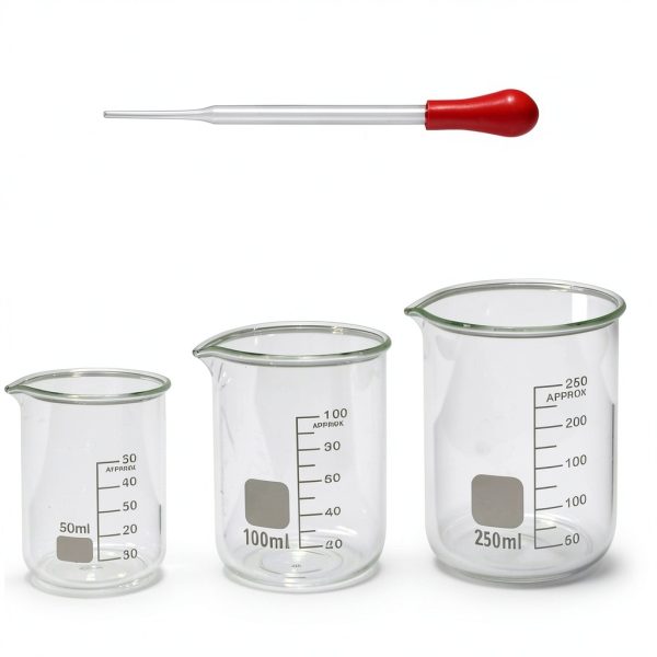 Glass Graduated Cylinder Set SUPERLELE Beaker Set-2