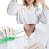 Measuring Cylinder Set, 4 Sizes Graduated Polypropylene Lab Test Tubes in 100 ml, 50 ml, 25 ml, 10 ml for Laboratory, & Science Experiments with 4 Plastic Droppers in 3 ml-5