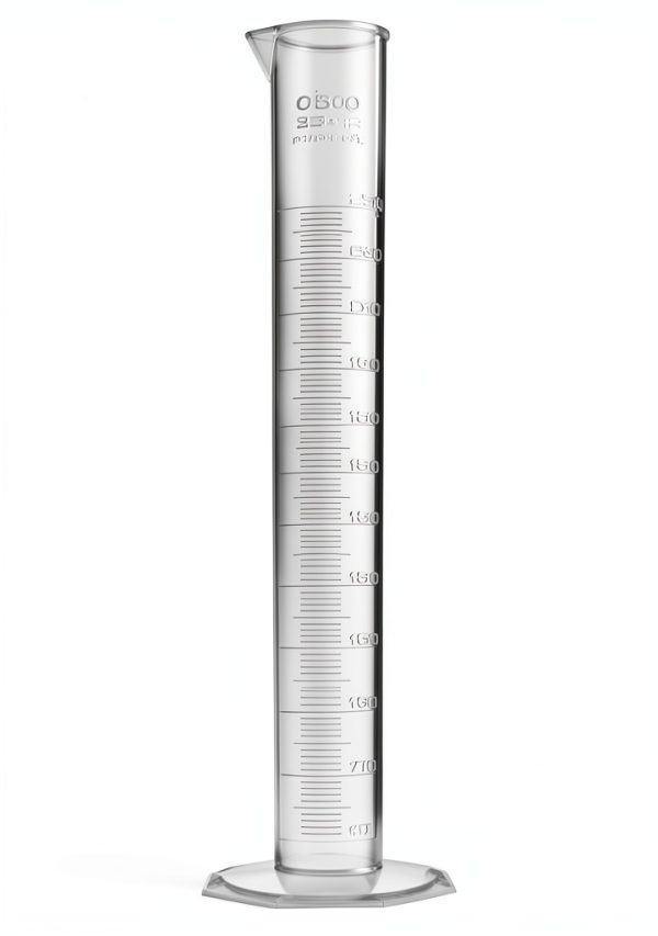 EISCO Graduated Cylinder, 250mL - Class B Tolerance - Octagonal Base - Polypropylene Plastic - Industrial Quality, Autoclavable-0