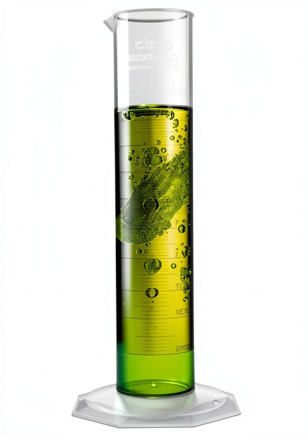 EISCO Plastic Graduated Cylinder, 500mL - Class B - Stable Hexagonal Base - Premium Polypropylene - Lab Cylinder, Measuring Cylinder-0