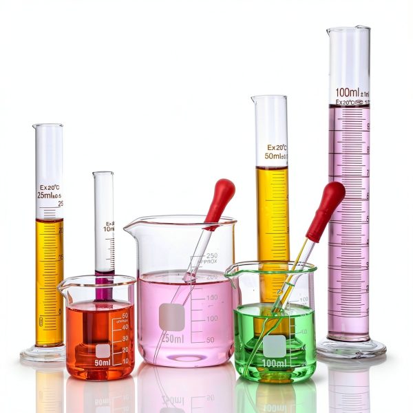 Glass Graduated Cylinder Set SUPERLELE Beaker Set-6