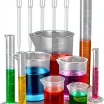 Plastic Graduated Cylinders by moveland 15 Piece Lab Kit with Beakers-0