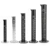 Baderke 40 Pcs Plastic Test Tubes with Rack 5 Graduated Cylinder 6 Beakers 3 Erlenmeyer Flask 10 Plastic Transfer Pipette for Lab Party DIY-2